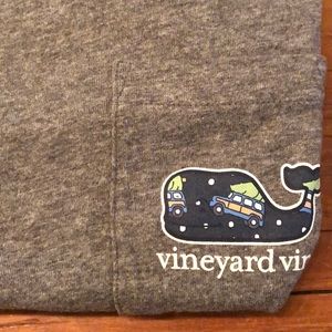 Vineyard Vines Long Sleeve Holiday Whale Tee